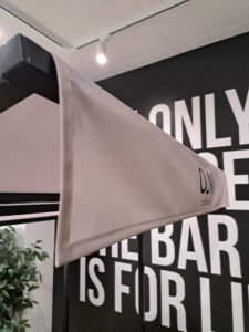 UV protected fully printable roof fabric